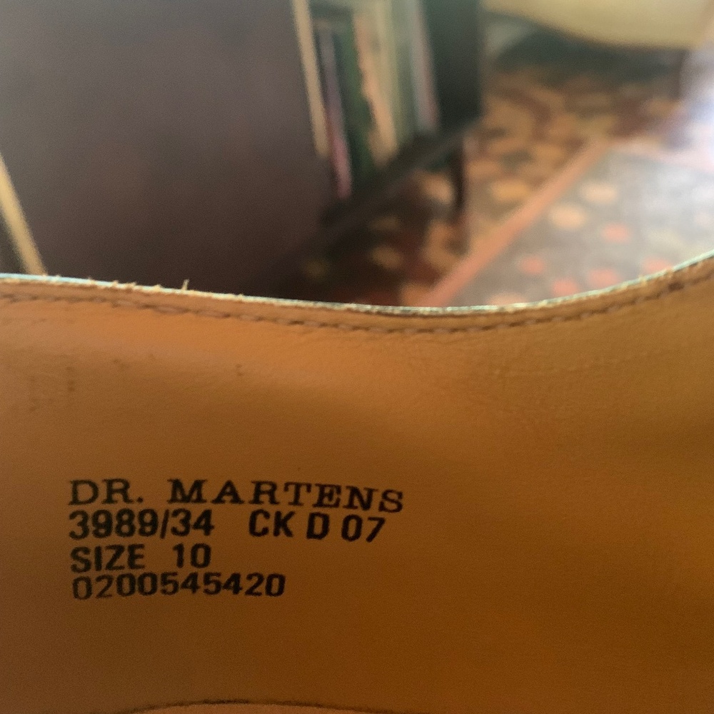 90s Doc Martens | Dr. Martens | Tuxedo/Black & White | Mens Size 10.5/11 - Picture 6 of 6